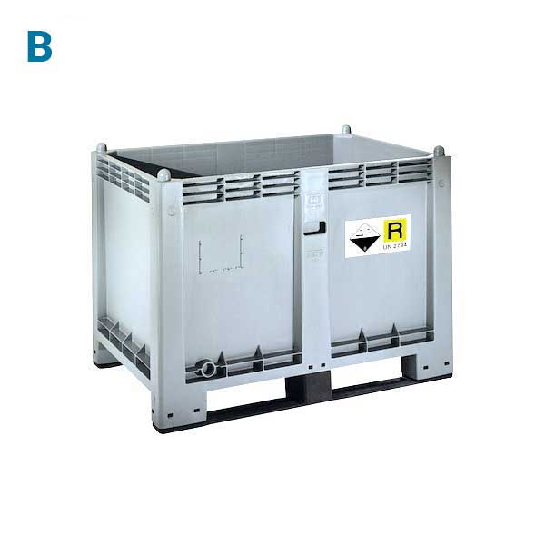 Caisse Palette Gerbable (1000x700mm à 1200x1000mm) – Image 2